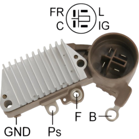 REGULADOR 12 V., DENSO, REGITAR - IN224